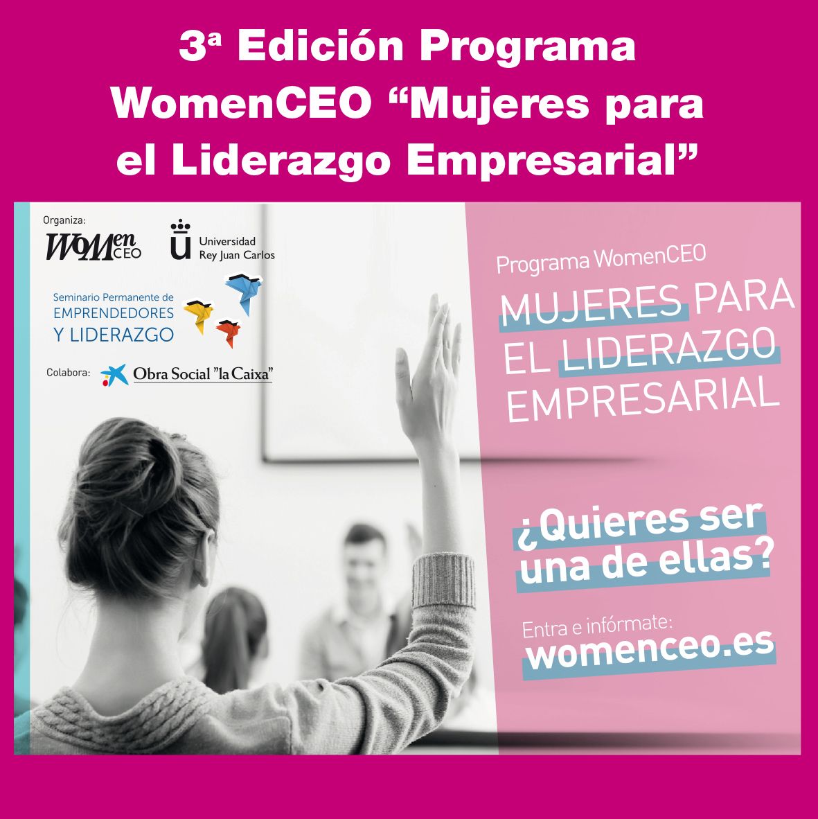 3ª Edición Programa WomenCEO “Mujeres para el Liderazgo Empresarial ...